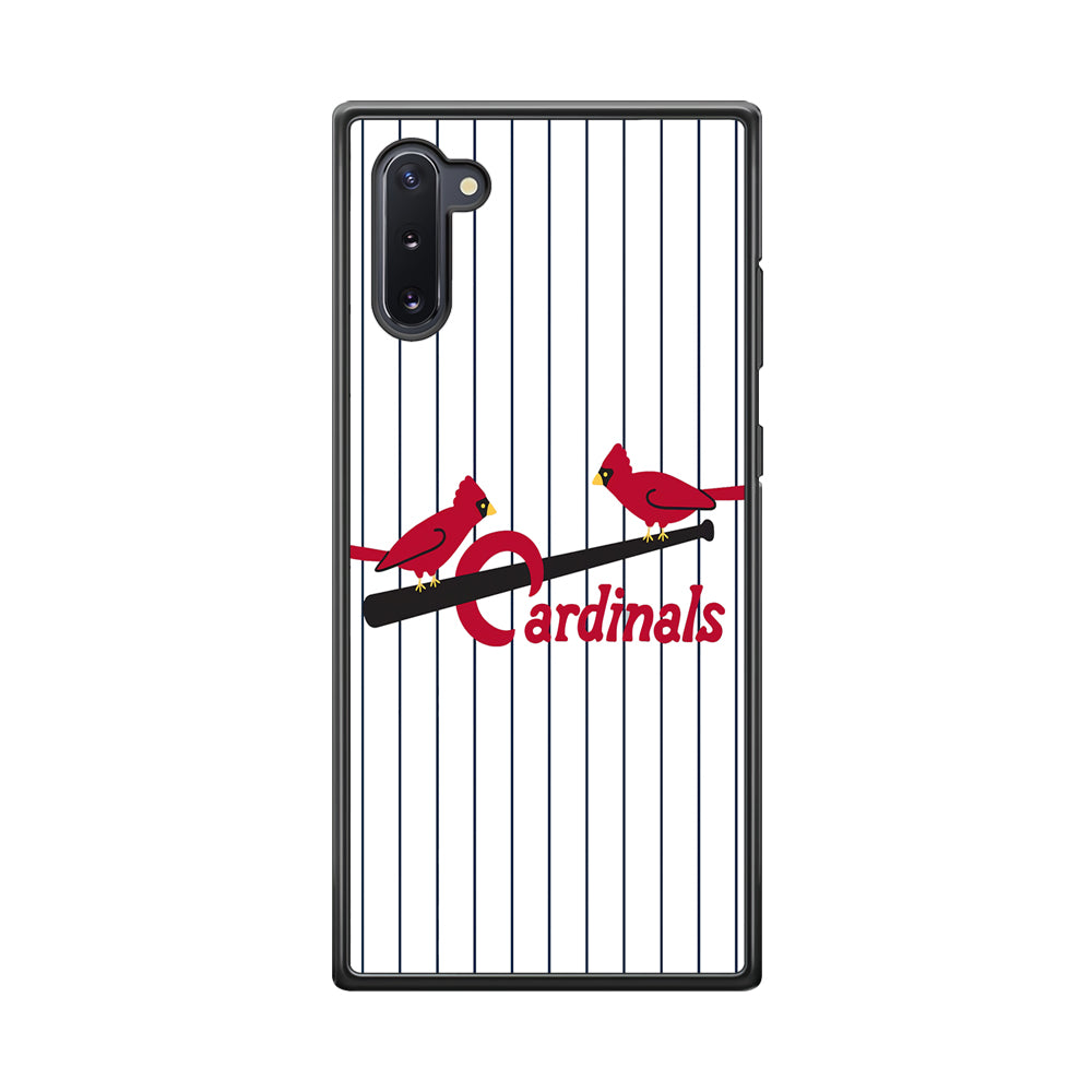 Baseball St. Louis Cardinals MLB 002 Samsung Galaxy Note 10 Case-Phone Case-Rubber Black (2D Case)-Altracase