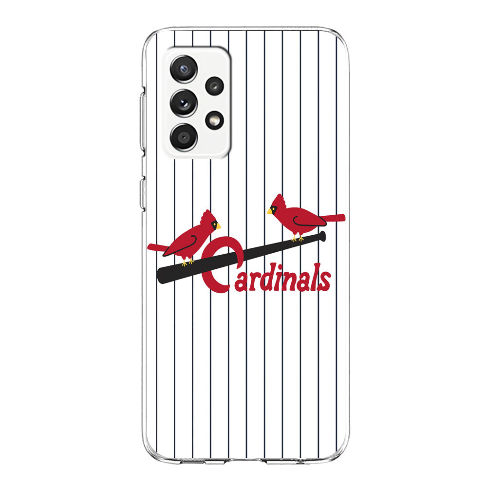 Baseball St. Louis Cardinals MLB 002 Samsung Galaxy A52 Case-Phone Case-Clear Soft Case-Altracase