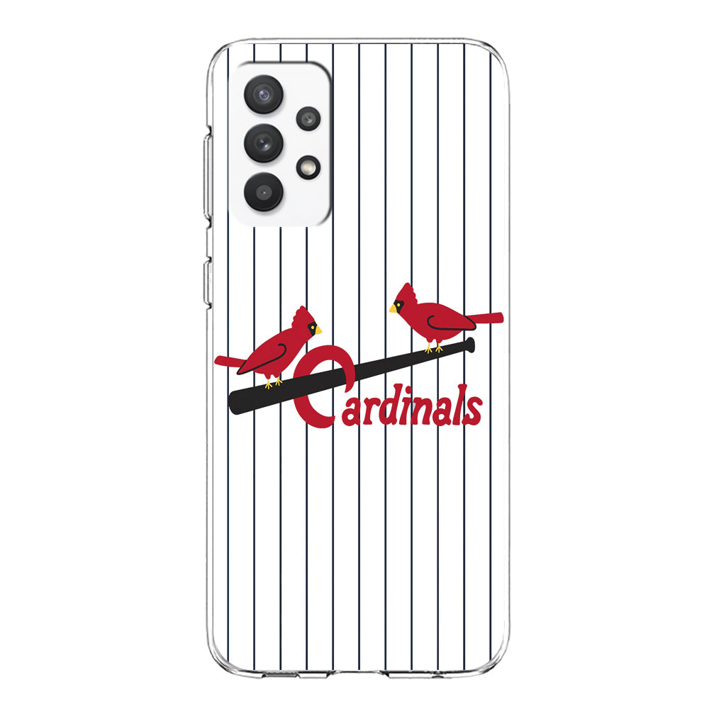 Baseball St. Louis Cardinals MLB 002 Samsung Galaxy A32 Case-Phone Case-Clear Soft Case-Altracase