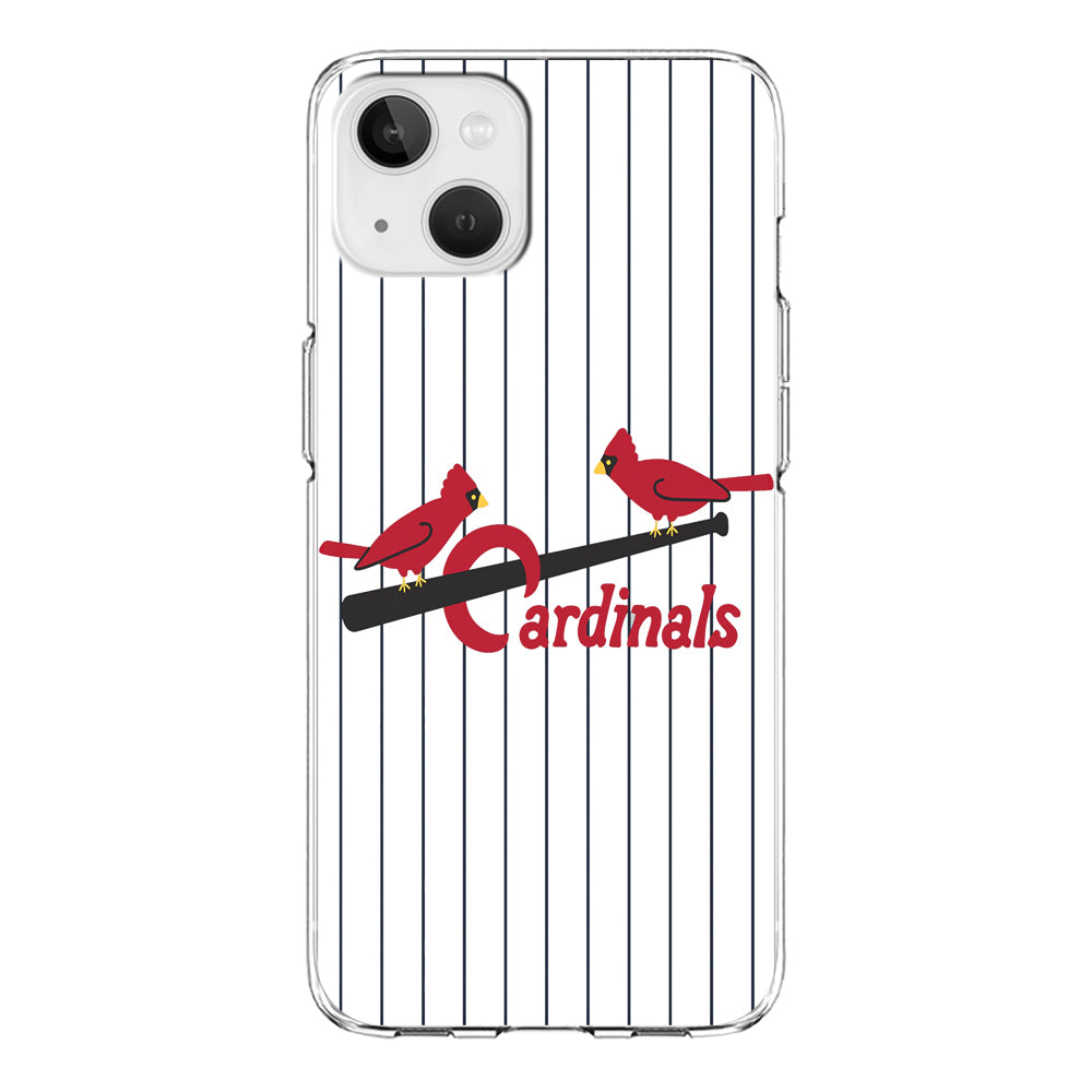 Baseball St. Louis Cardinals MLB 002 iPhone 15 Plus Case-Phone Case-Clear Soft Case-Altracase