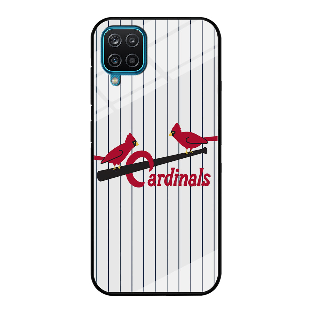 Baseball St. Louis Cardinals MLB 002 Samsung Galaxy A12 Case-Phone Case-Tempered Glass Case-Altracase