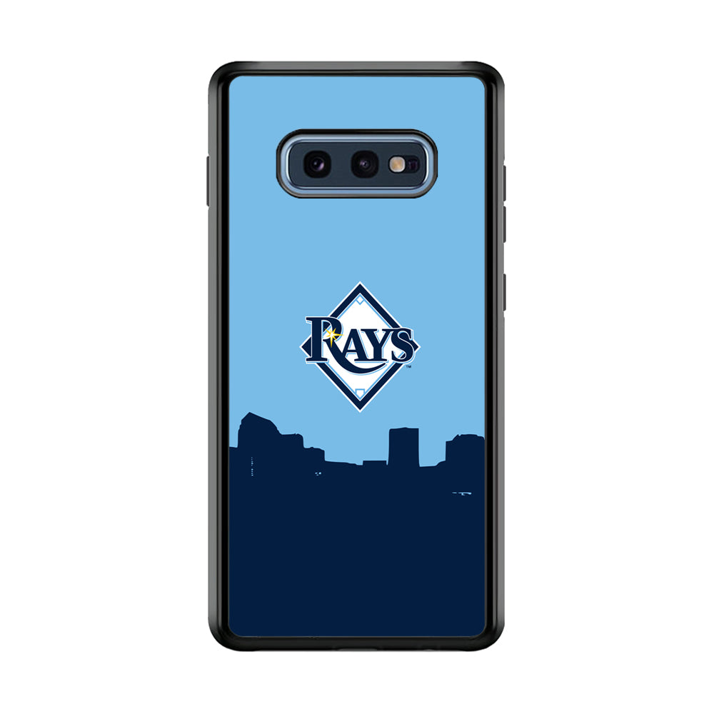 Baseball Tampa Bay Rays MLB 001 Samsung Galaxy S10E Case-Phone Case-Rubber Black (2D Case)-Altracase