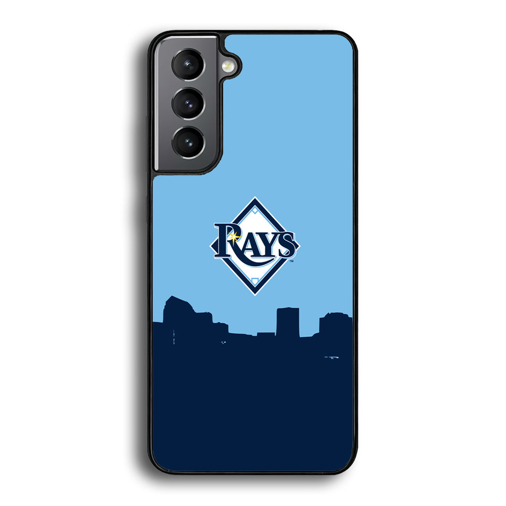 Baseball Tampa Bay Rays MLB 001 Samsung Galaxy S24 Case-Phone Case-Rubber Black (2D Case)-Altracase