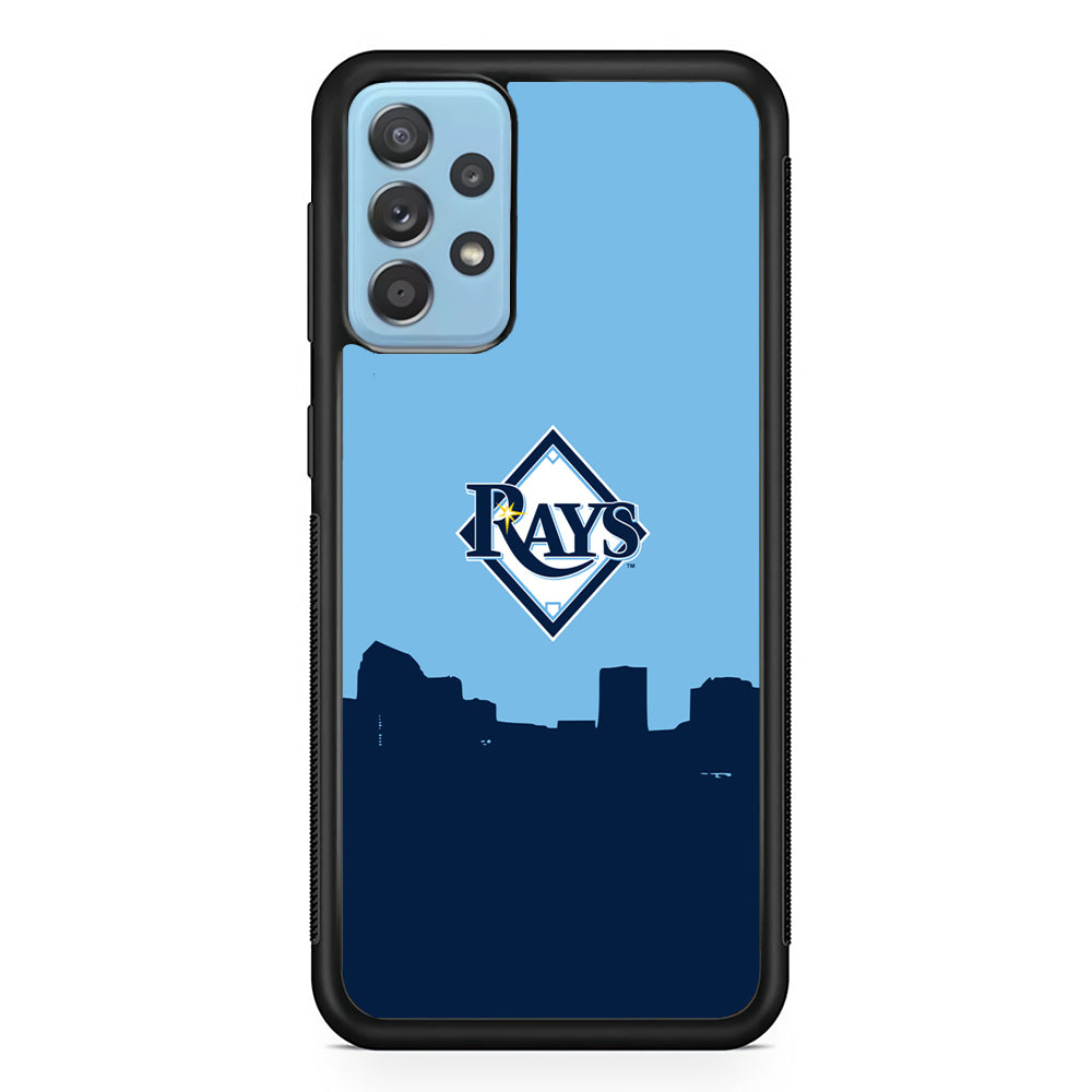 Baseball Tampa Bay Rays MLB 001 Samsung Galaxy A52 Case-Phone Case-Rubber Black (2D Case)-Altracase