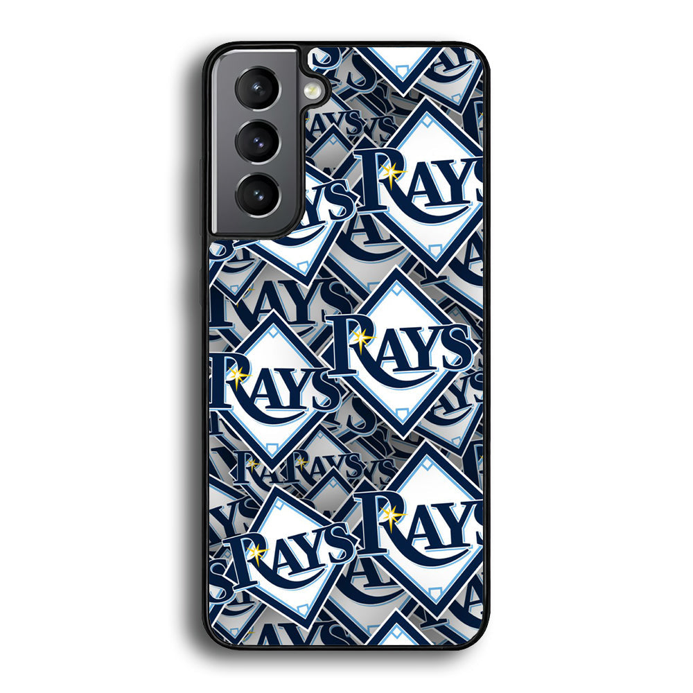 Baseball Tampa Bay Rays MLB 002 Samsung Galaxy S24 Case-Phone Case-Rubber Black (2D Case)-Altracase