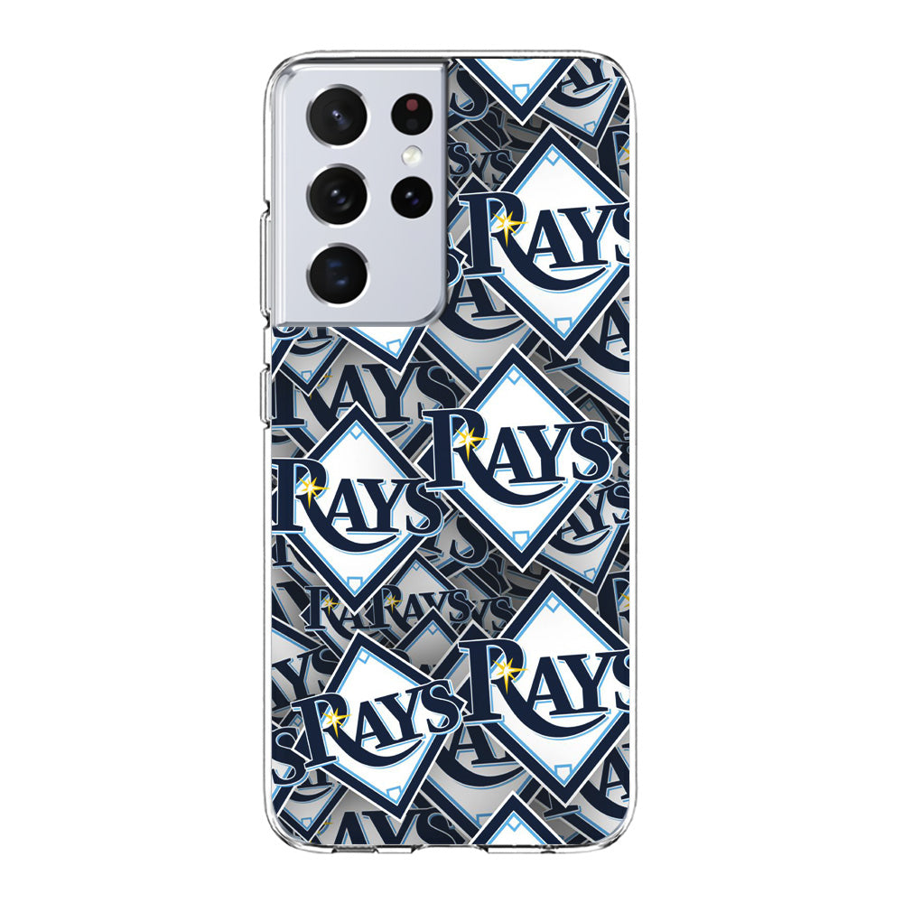 Baseball Tampa Bay Rays MLB 002 Samsung Galaxy S21 Ultra Case-Phone Case-Clear Soft Case-Altracase