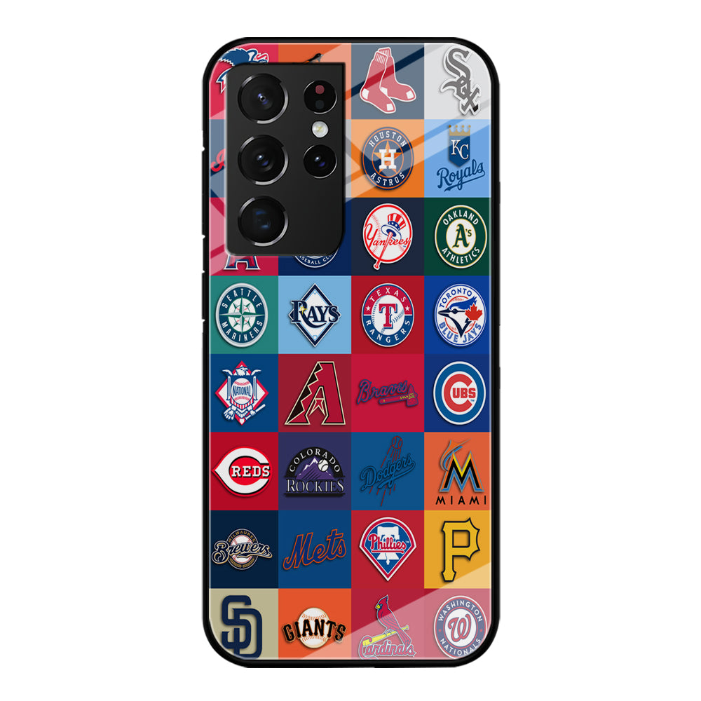 Baseball Teams MLB Samsung Galaxy S21 Ultra Case-Phone Case-Tempered Glass Case-Altracase