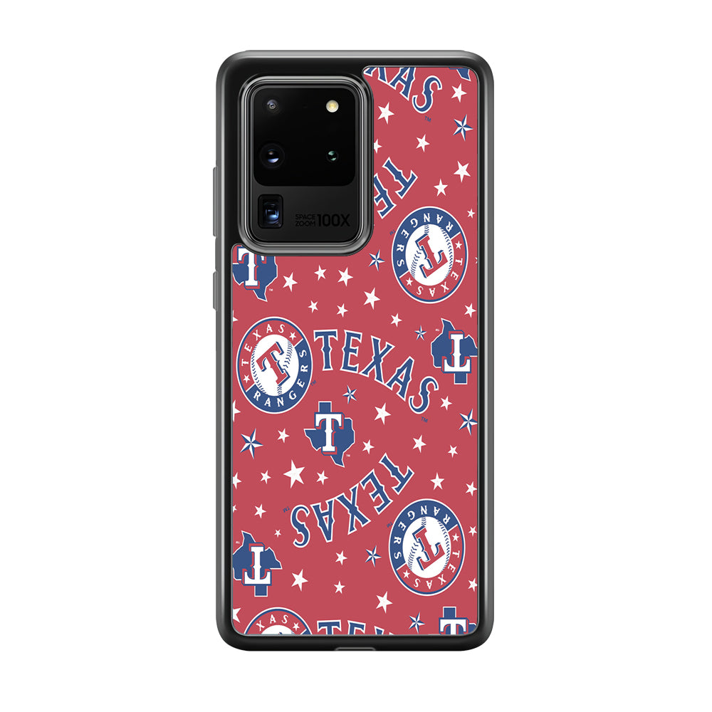 Baseball Texas Rangers MLB 001 Samsung Galaxy S20 Ultra Case-Phone Case-Tempered Glass Case-Altracase