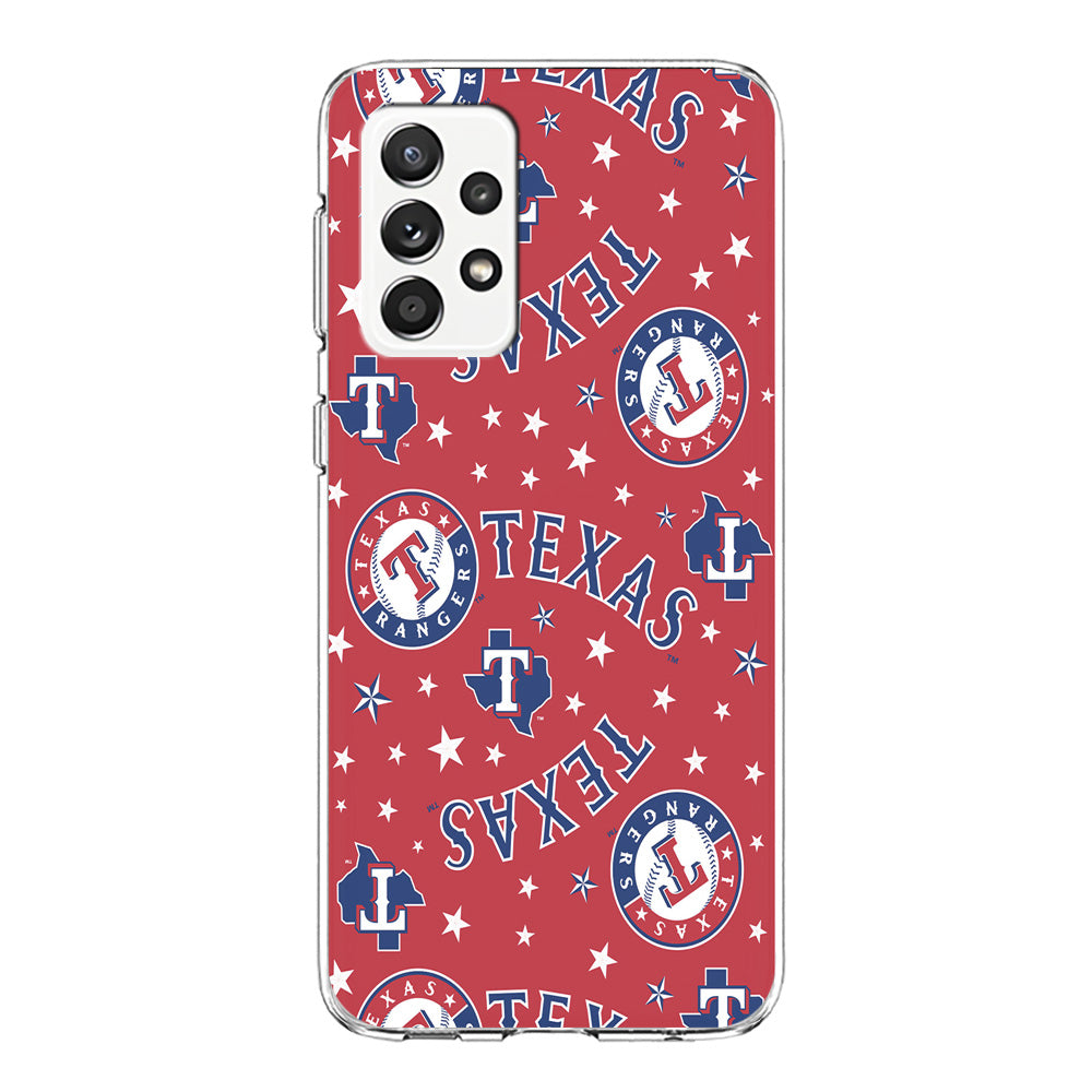 Baseball Texas Rangers MLB 001 Samsung Galaxy A72 Case-Phone Case-Clear Soft Case-Altracase