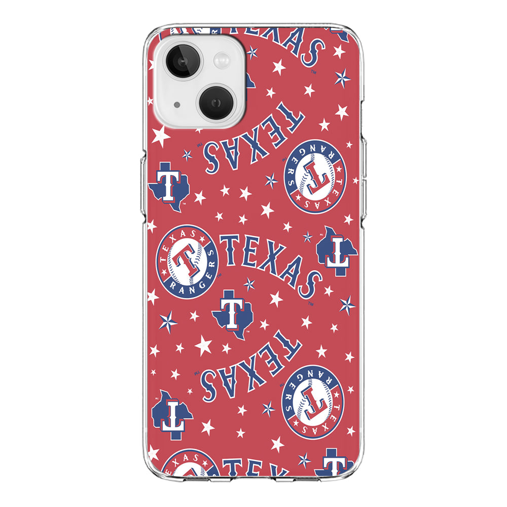 Baseball Texas Rangers MLB 001 iPhone 15 Plus Case-Phone Case-Clear Soft Case-Altracase