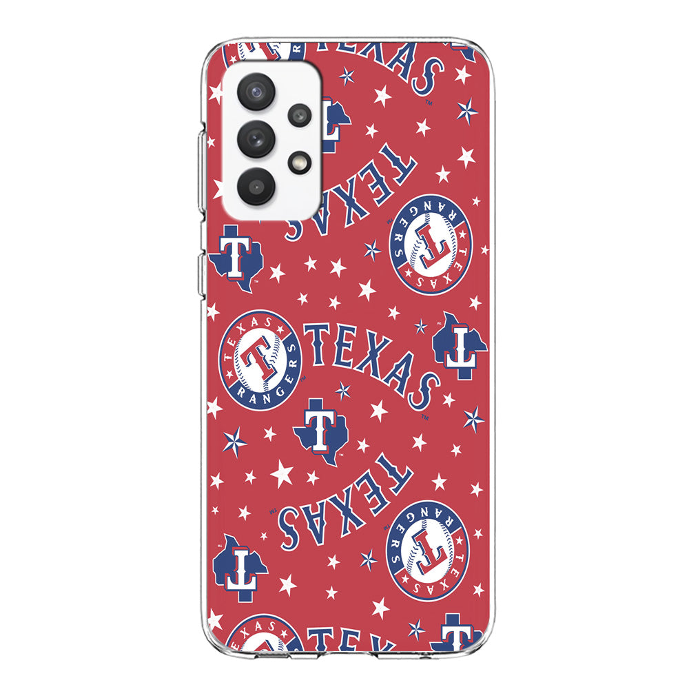 Baseball Texas Rangers MLB 001 Samsung Galaxy A32 Case-Phone Case-Clear Soft Case-Altracase