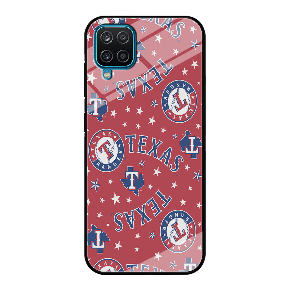 Baseball Texas Rangers MLB 001 Samsung Galaxy A12 Case-Phone Case-Tempered Glass Case-Altracase