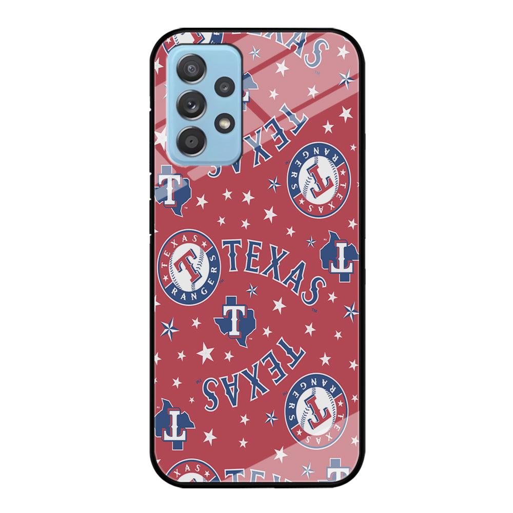 Baseball Texas Rangers MLB 001 Samsung Galaxy A52 Case-Phone Case-Tempered Glass Case-Altracase