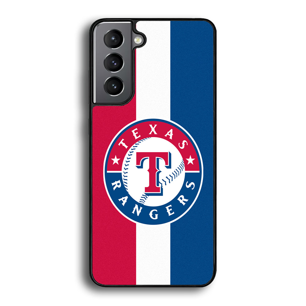 Baseball Texas Rangers MLB 002 Samsung Galaxy S23 Case-Phone Case-Rubber Black (2D Case)-Altracase