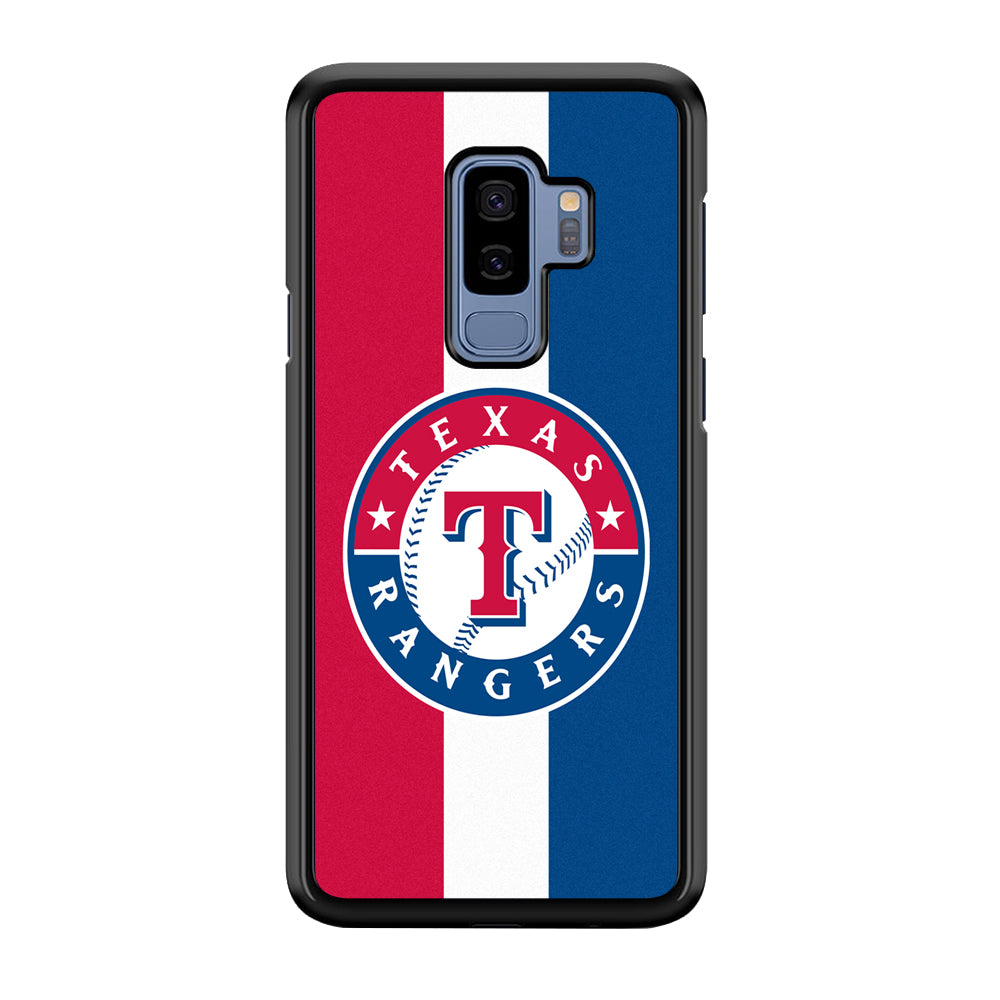 Baseball Texas Rangers MLB 002 Samsung Galaxy S9 Plus Case-Phone Case-Rubber Black (2D Case)-Altracase