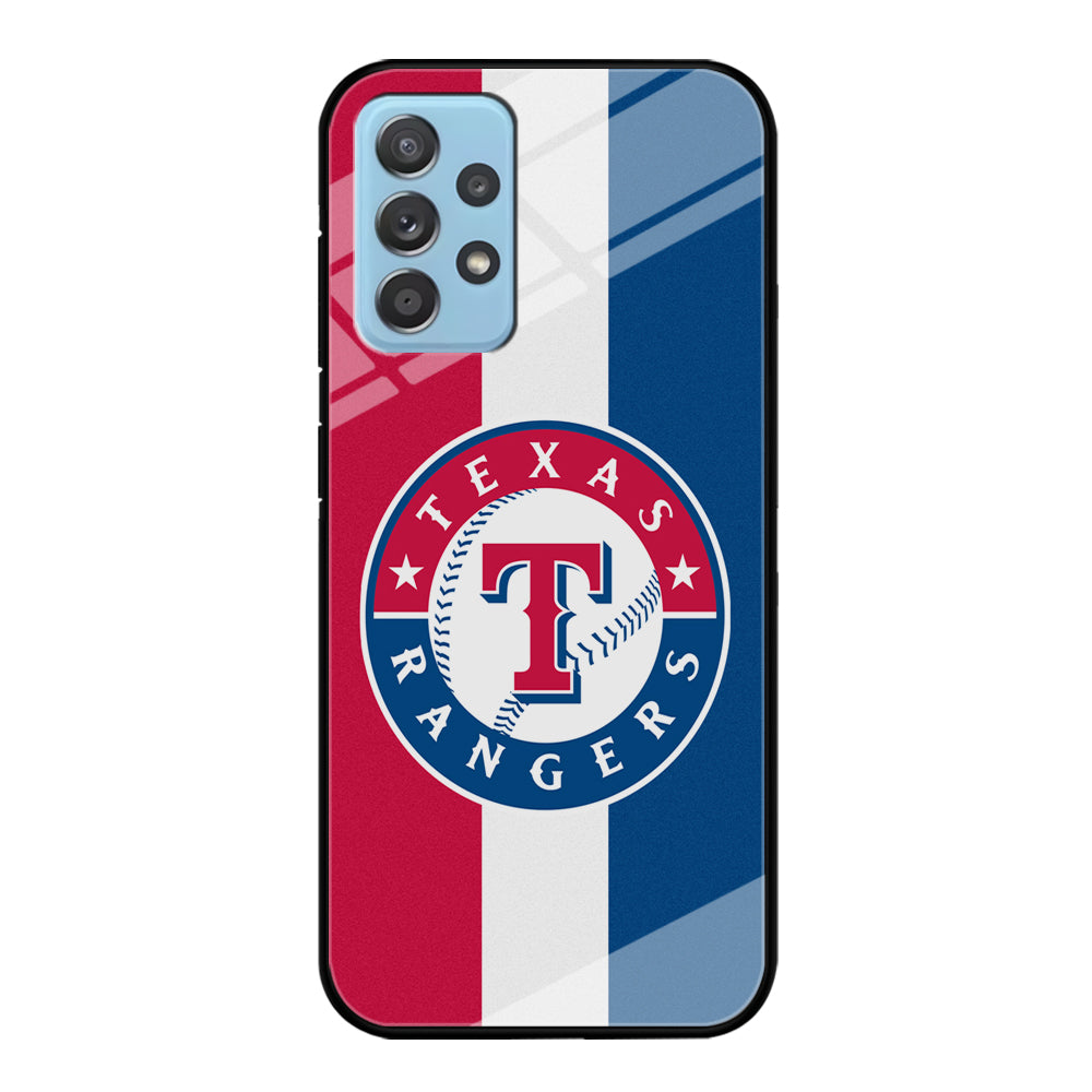Baseball Texas Rangers MLB 002 Samsung Galaxy A72 Case-Phone Case-Tempered Glass Case-Altracase