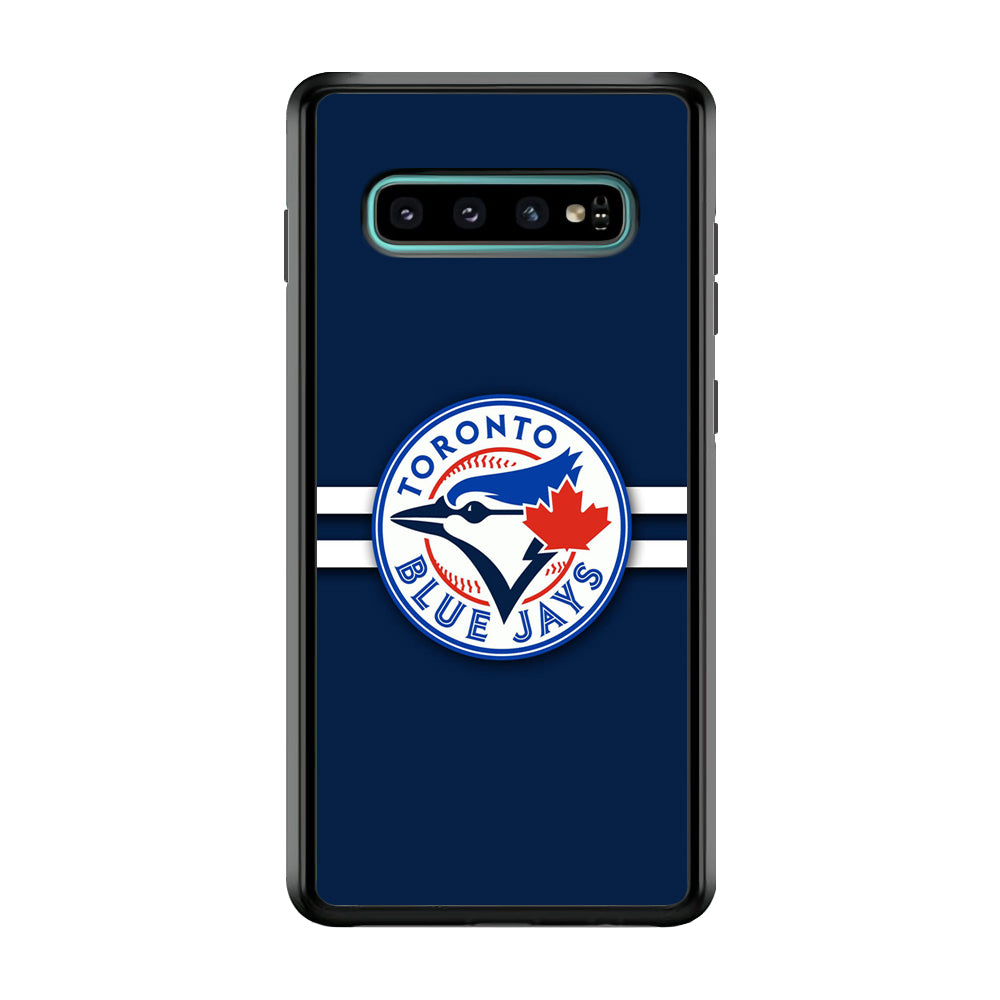 Baseball Toronto Blue Jays MLB 001 Samsung Galaxy S10 Case-Phone Case-Rubber Black (2D Case)-Altracase