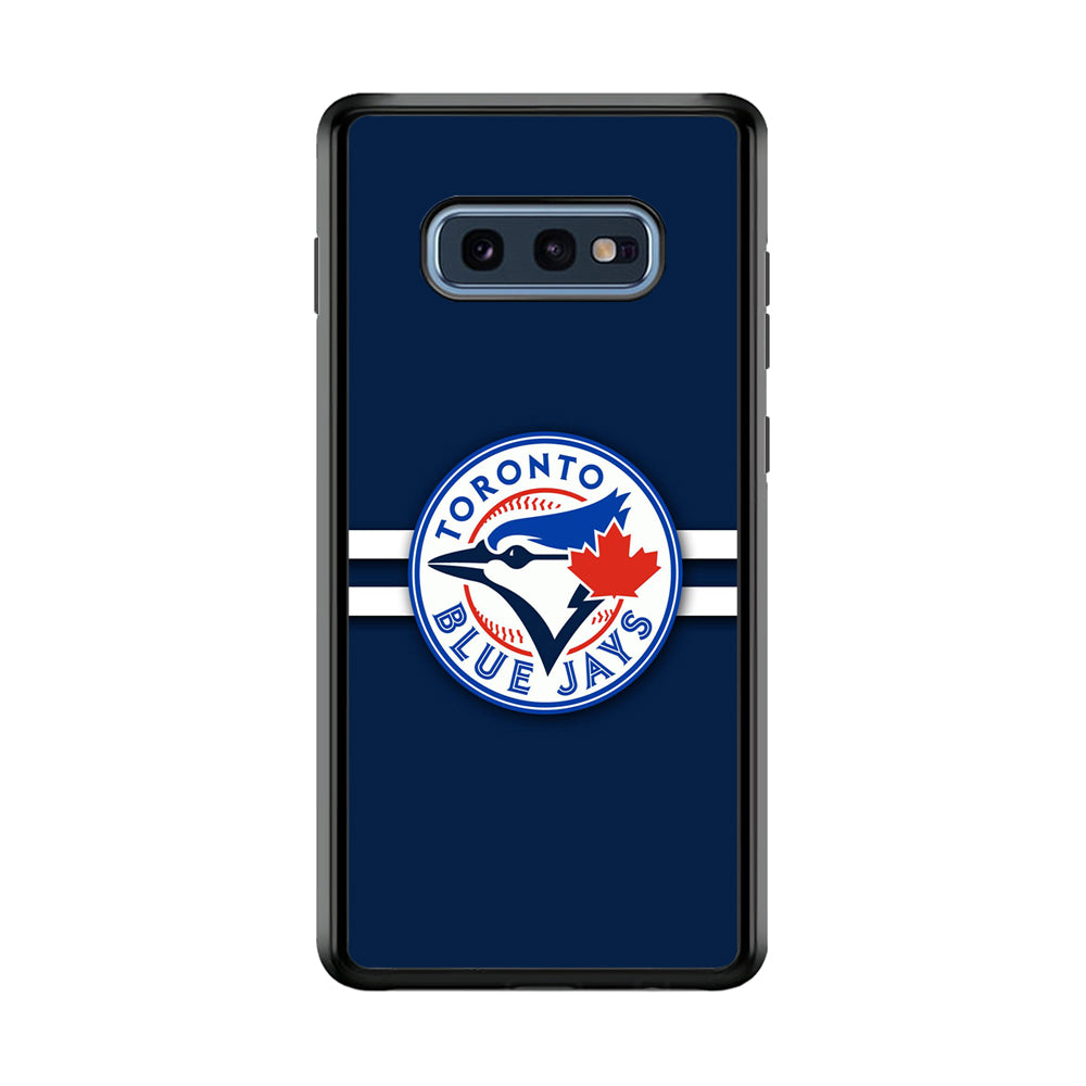 Baseball Toronto Blue Jays MLB 001 Samsung Galaxy S10E Case-Phone Case-Rubber Black (2D Case)-Altracase