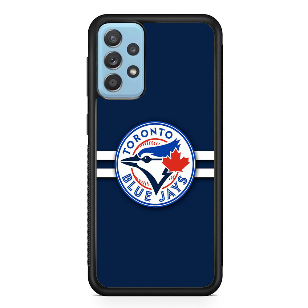 Baseball Toronto Blue Jays MLB 001 Samsung Galaxy A52 Case-Phone Case-Rubber Black (2D Case)-Altracase