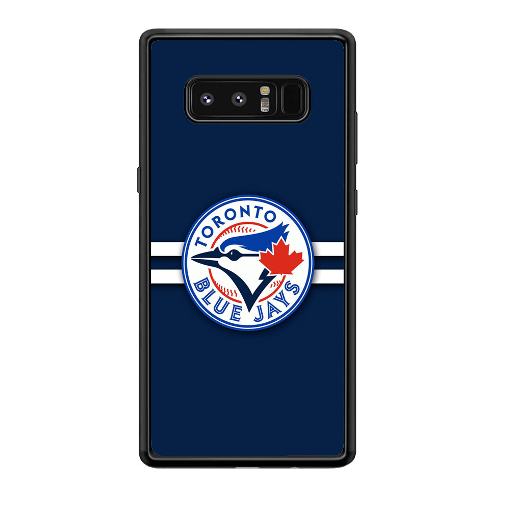 Baseball Toronto Blue Jays MLB 001 Samsung Galaxy Note 8 Case-Phone Case-Rubber Black (2D Case)-Altracase