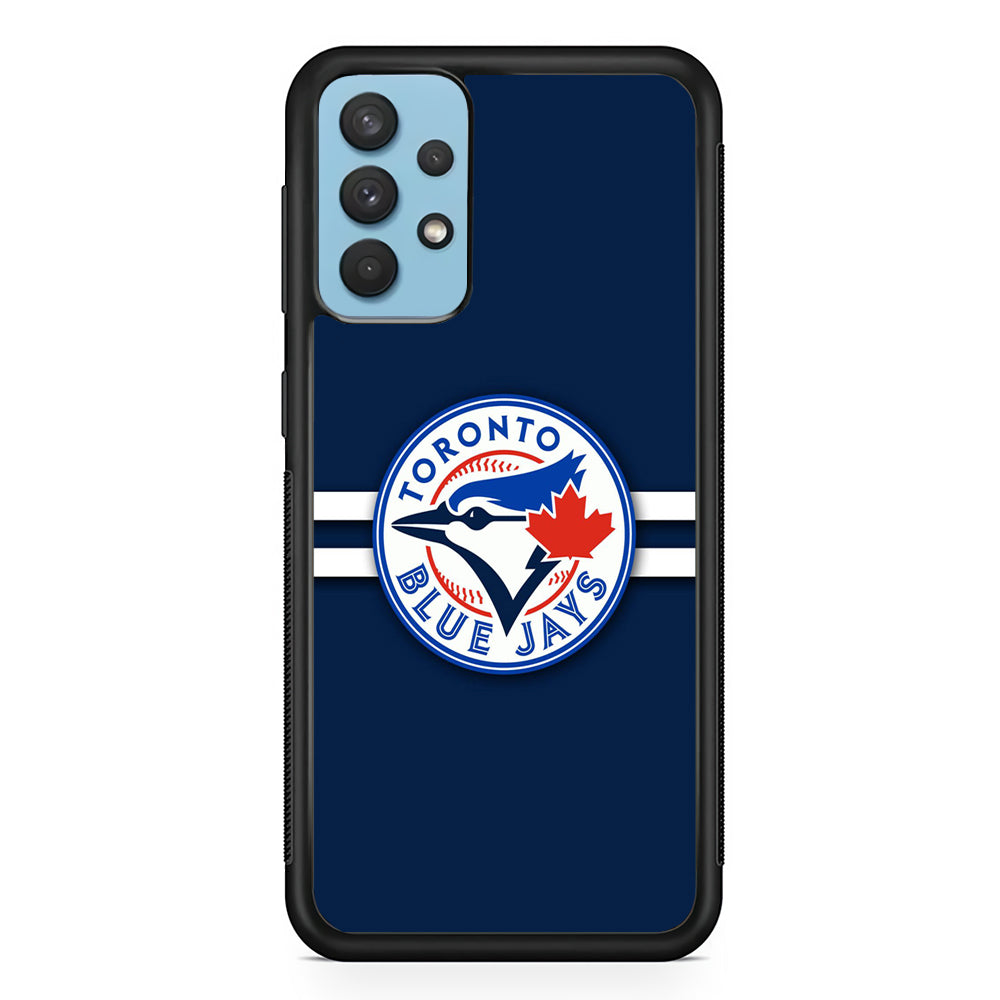 Baseball Toronto Blue Jays MLB 001 Samsung Galaxy A32 Case-Phone Case-Rubber Black (2D Case)-Altracase