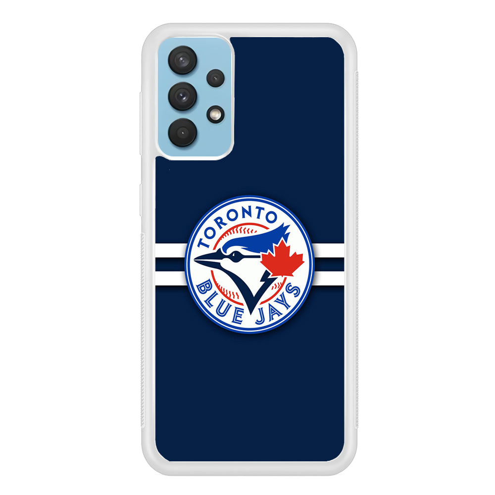 Baseball Toronto Blue Jays MLB 001 Samsung Galaxy A32 Case-Phone Case-Rubber White (2D Case)-Altracase