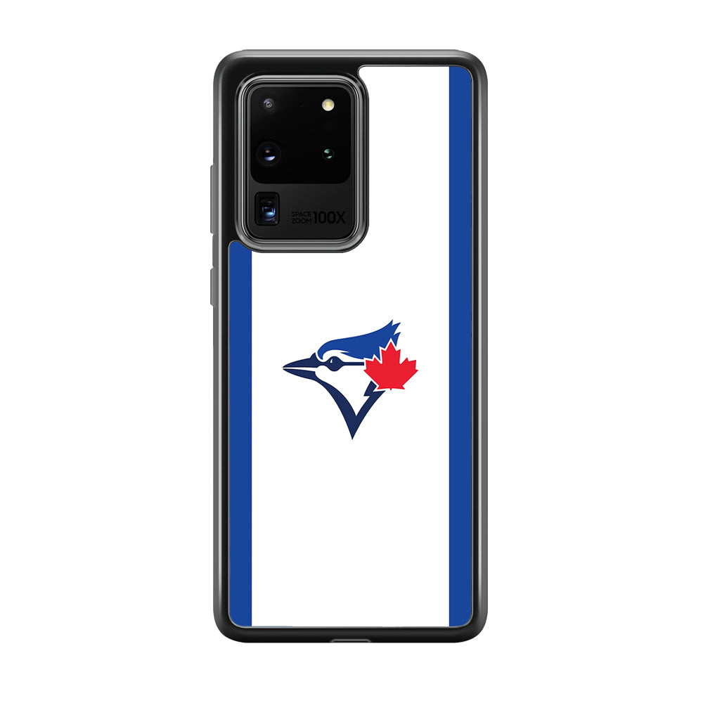 Baseball Toronto Blue Jays MLB 002 Samsung Galaxy S20 Ultra Case-Phone Case-Rubber Black (2D Case)-Altracase