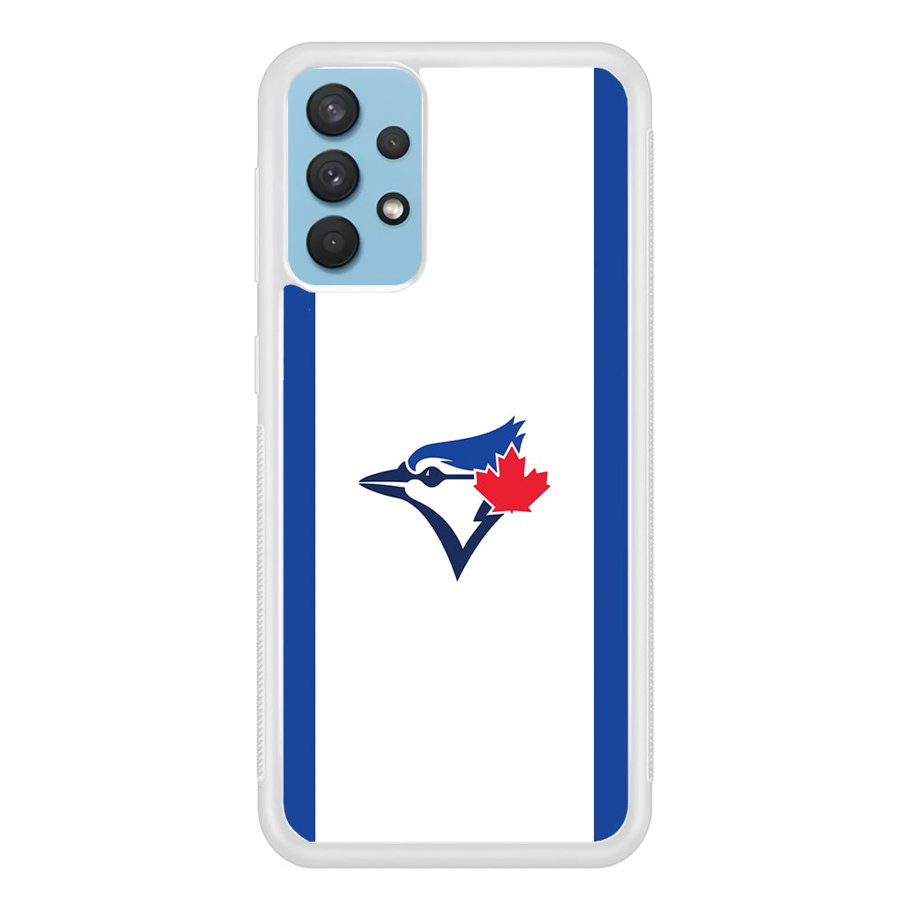 Baseball Toronto Blue Jays MLB 002 Samsung Galaxy A32 Case-Phone Case-Rubber White (2D Case)-Altracase