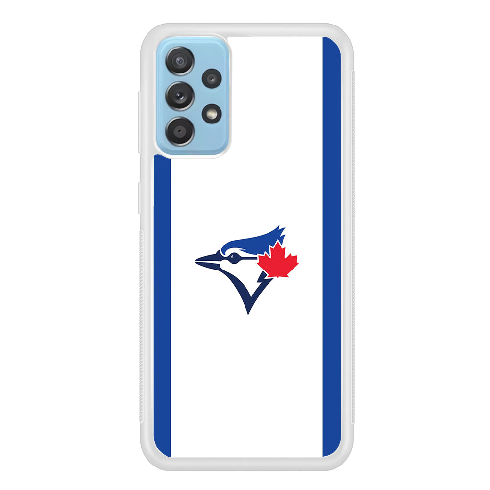 Baseball Toronto Blue Jays MLB 002 Samsung Galaxy A52 Case-Phone Case-Rubber White (2D Case)-Altracase