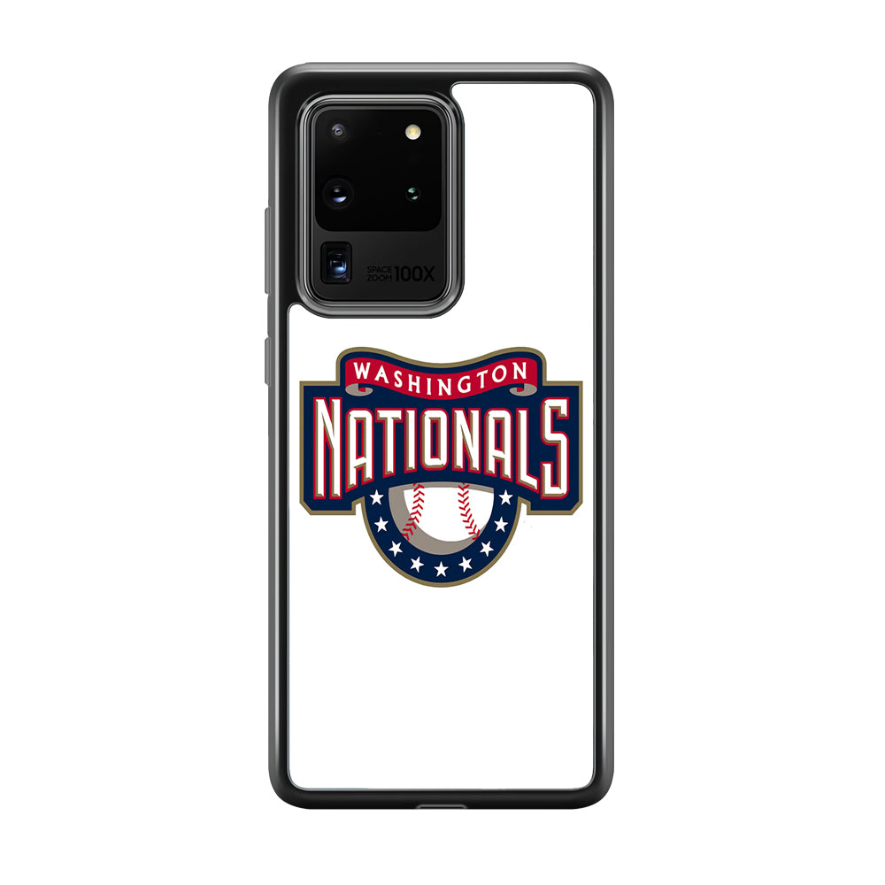 Baseball Washington Nationals MLB 001 Samsung Galaxy S20 Ultra Case-Phone Case-Tempered Glass Case-Altracase
