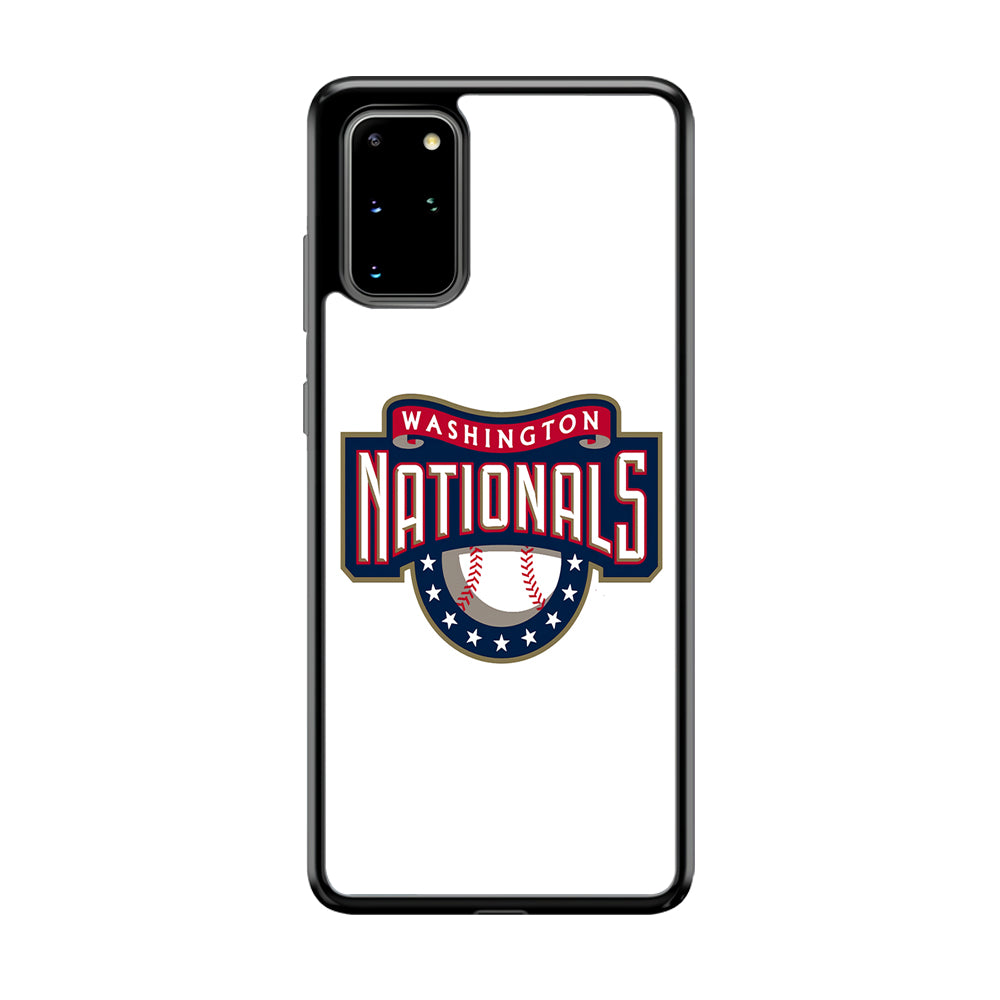 Baseball Washington Nationals MLB 001 Samsung Galaxy S20 Plus Case-Phone Case-Rubber Black (2D Case)-Altracase