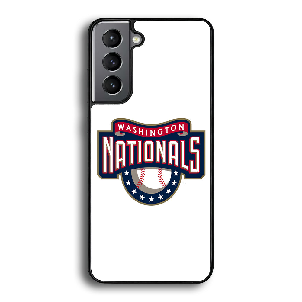 Baseball Washington Nationals MLB 001 Samsung Galaxy S23 Plus Case-Phone Case-Rubber Black (2D Case)-Altracase