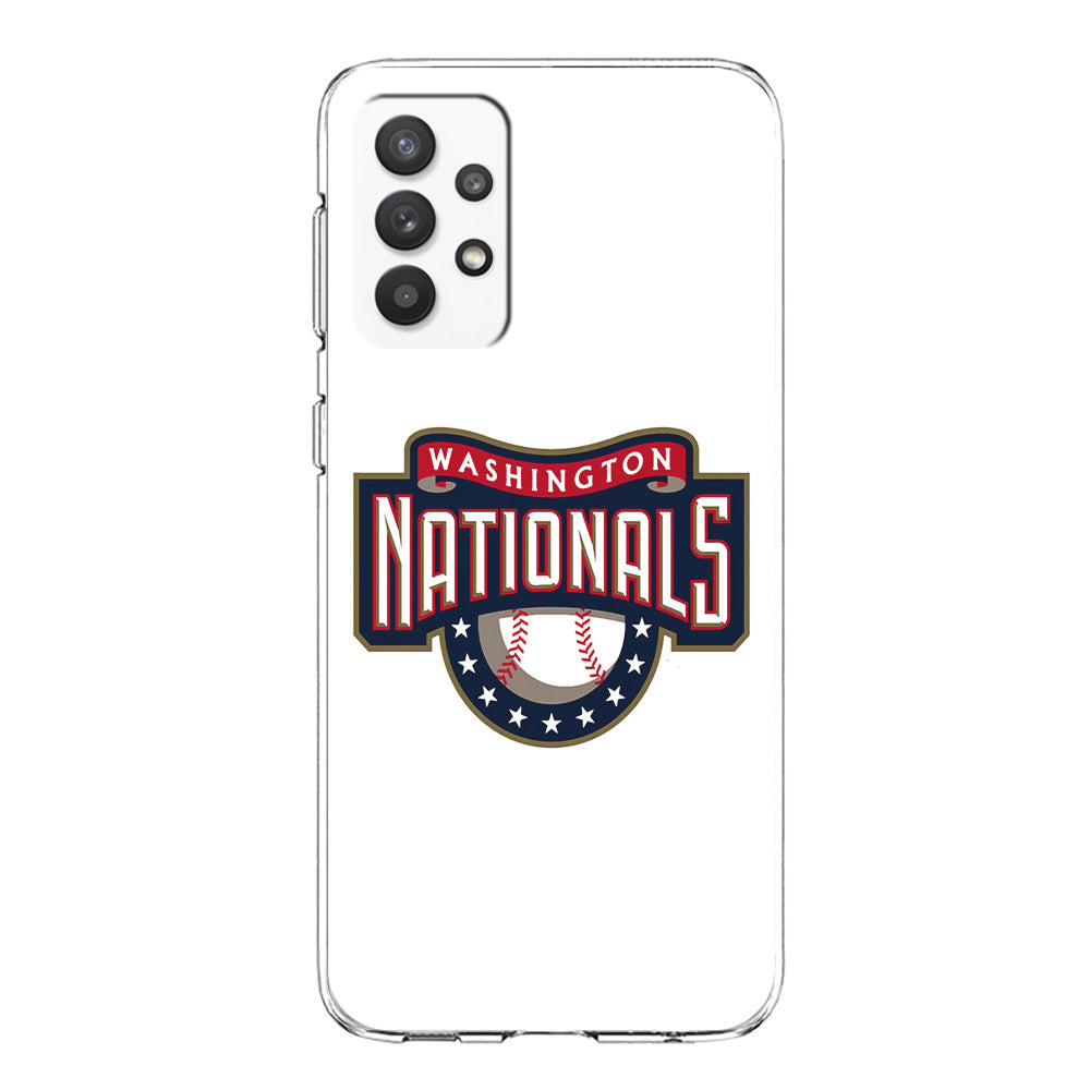 Baseball Washington Nationals MLB 001 Samsung Galaxy A32 Case-Phone Case-Clear Soft Case-Altracase
