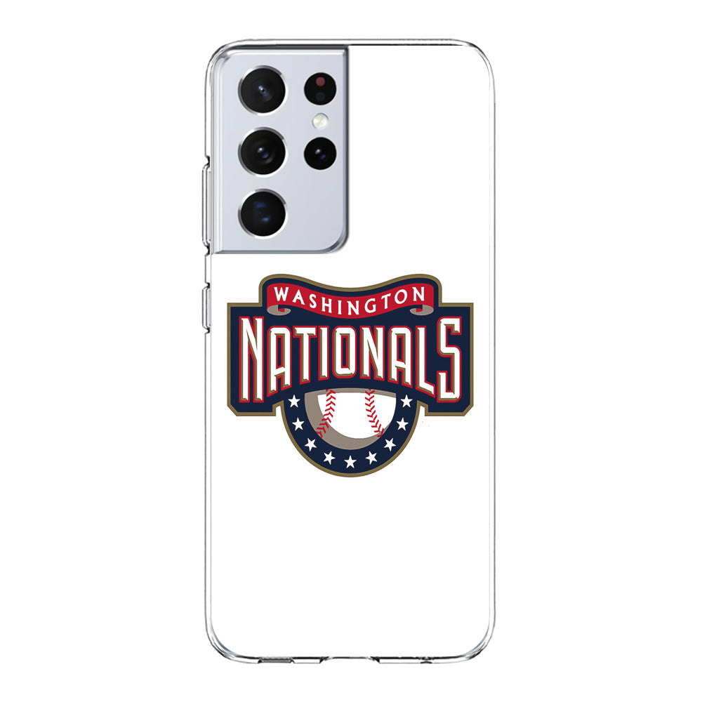 Baseball Washington Nationals MLB 001 Samsung Galaxy S21 Ultra Case-Phone Case-Clear Soft Case-Altracase