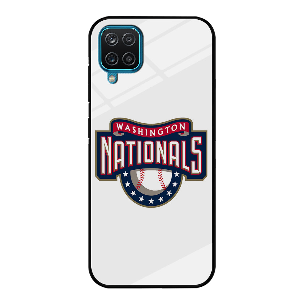 Baseball Washington Nationals MLB 001 Samsung Galaxy A12 Case-Phone Case-Tempered Glass Case-Altracase