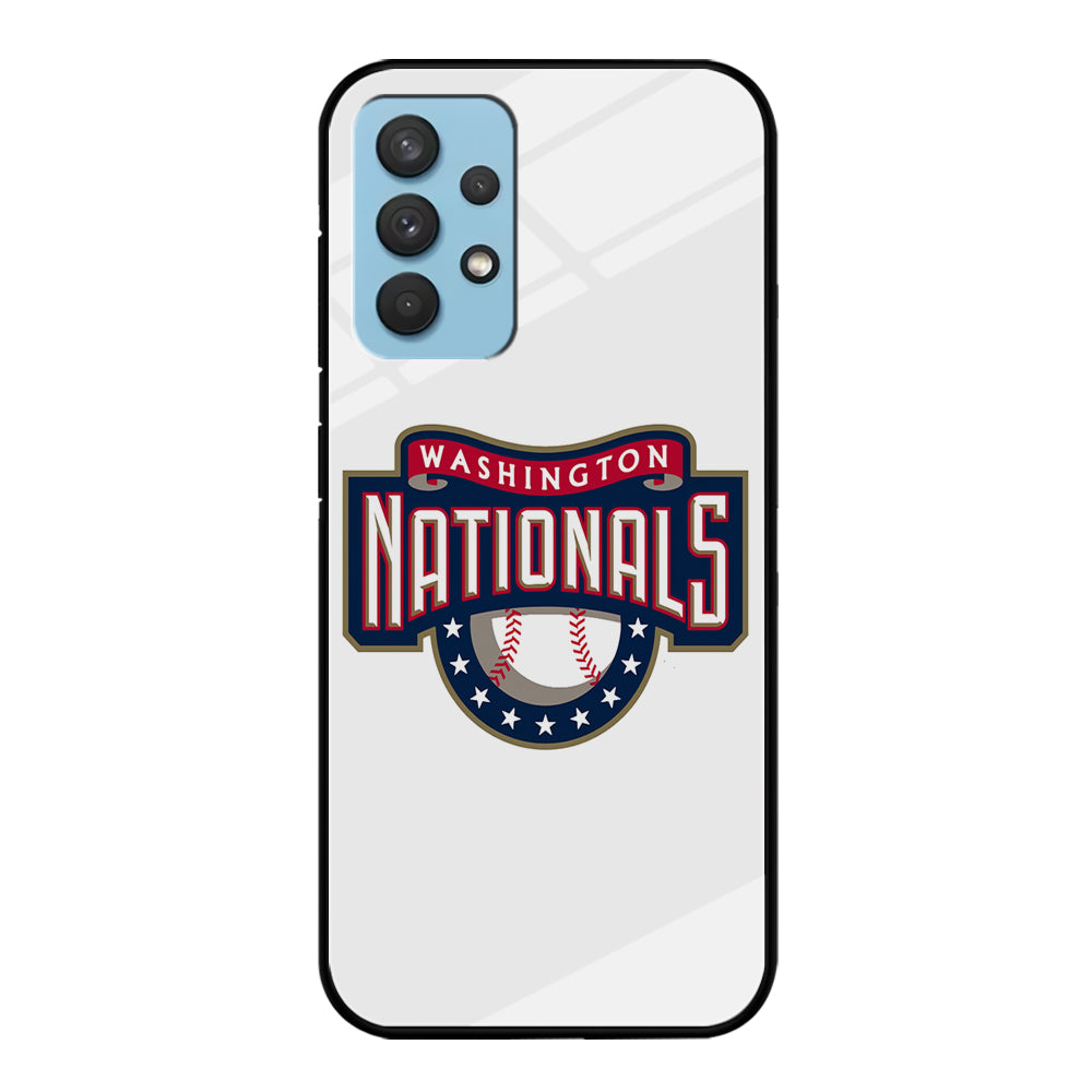 Baseball Washington Nationals MLB 001 Samsung Galaxy A32 Case-Phone Case-Tempered Glass Case-Altracase