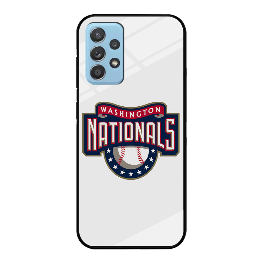 Baseball Washington Nationals MLB 001 Samsung Galaxy A72 Case-Phone Case-Tempered Glass Case-Altracase