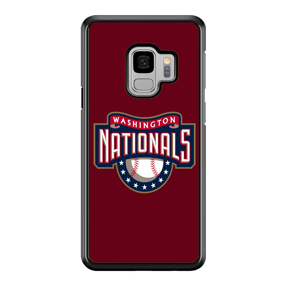 Baseball Washington Nationals MLB 002 Samsung Galaxy S9 Case-Phone Case-Tempered Glass Case-Altracase