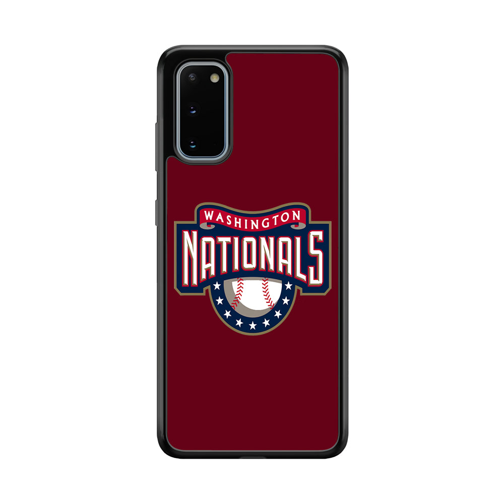 Baseball Washington Nationals MLB 002 Samsung Galaxy S20 Case-Phone Case-Tempered Glass Case-Altracase