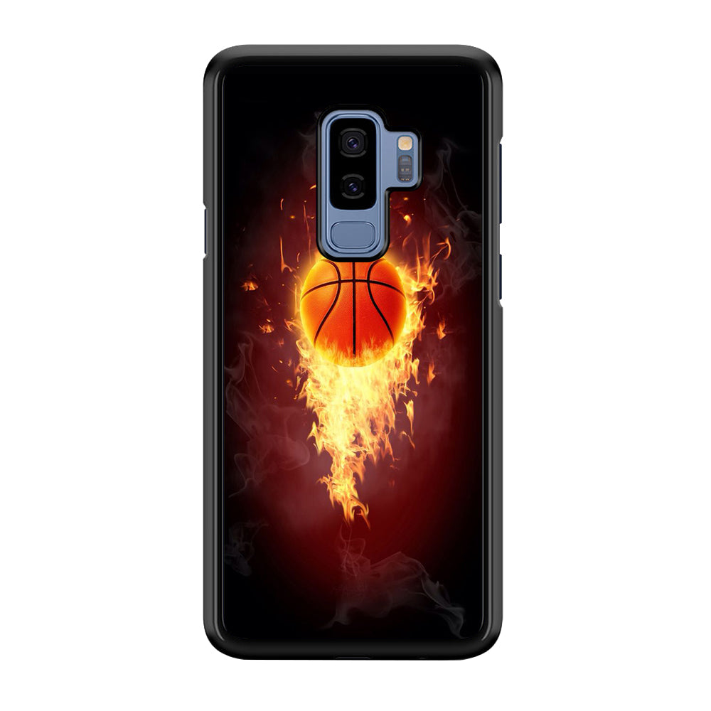 Basketball Art 001 Samsung Galaxy S9 Plus Case-Phone Case-Rubber Black (2D Case)-Altracase