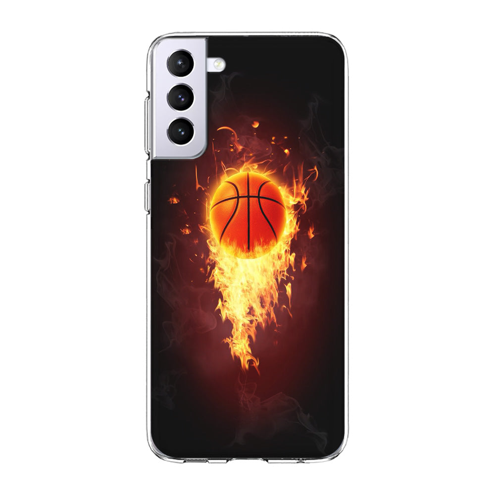 Basketball Art 001 Samsung Galaxy S24 Case-Phone Case-Clear Soft Case-Altracase