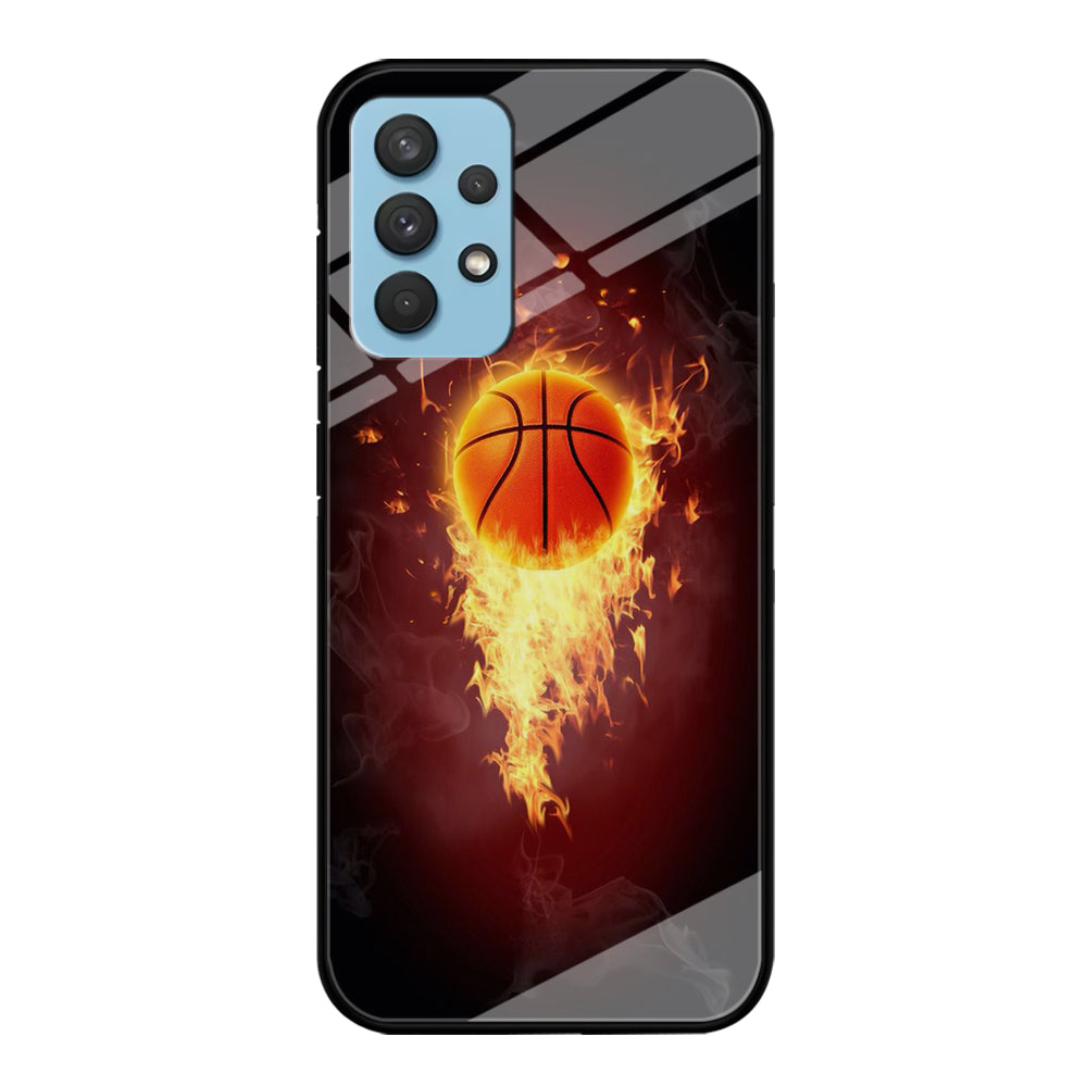 Basketball Art 001 Samsung Galaxy A32 Case-Phone Case-Tempered Glass Case-Altracase