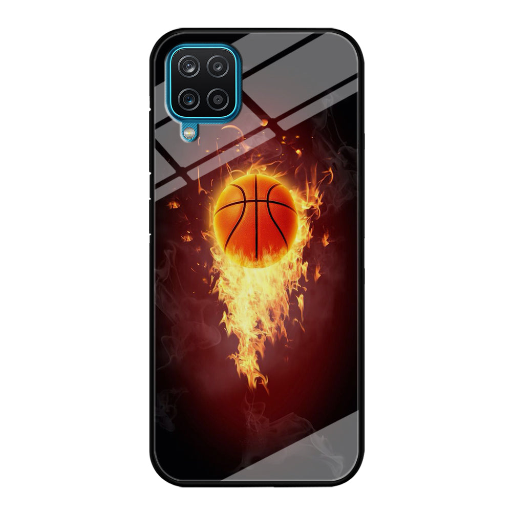 Basketball Art 001 Samsung Galaxy A12 Case-Phone Case-Tempered Glass Case-Altracase