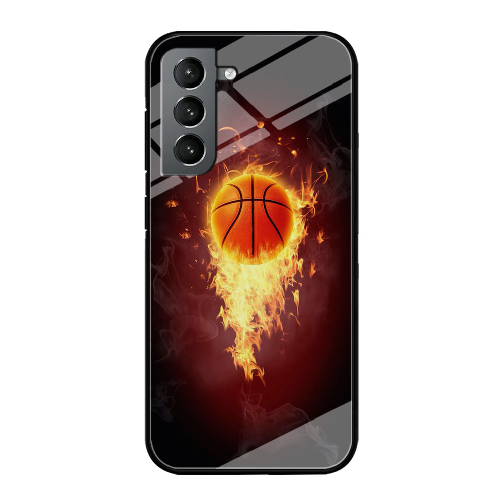 Basketball Art 001 Samsung Galaxy S24 Case-Phone Case-Tempered Glass Case-Altracase