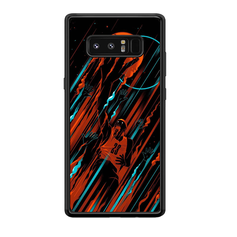 Basketball Art 003 Samsung Galaxy Note 8 Case-Phone Case-Tempered Glass Case-Altracase