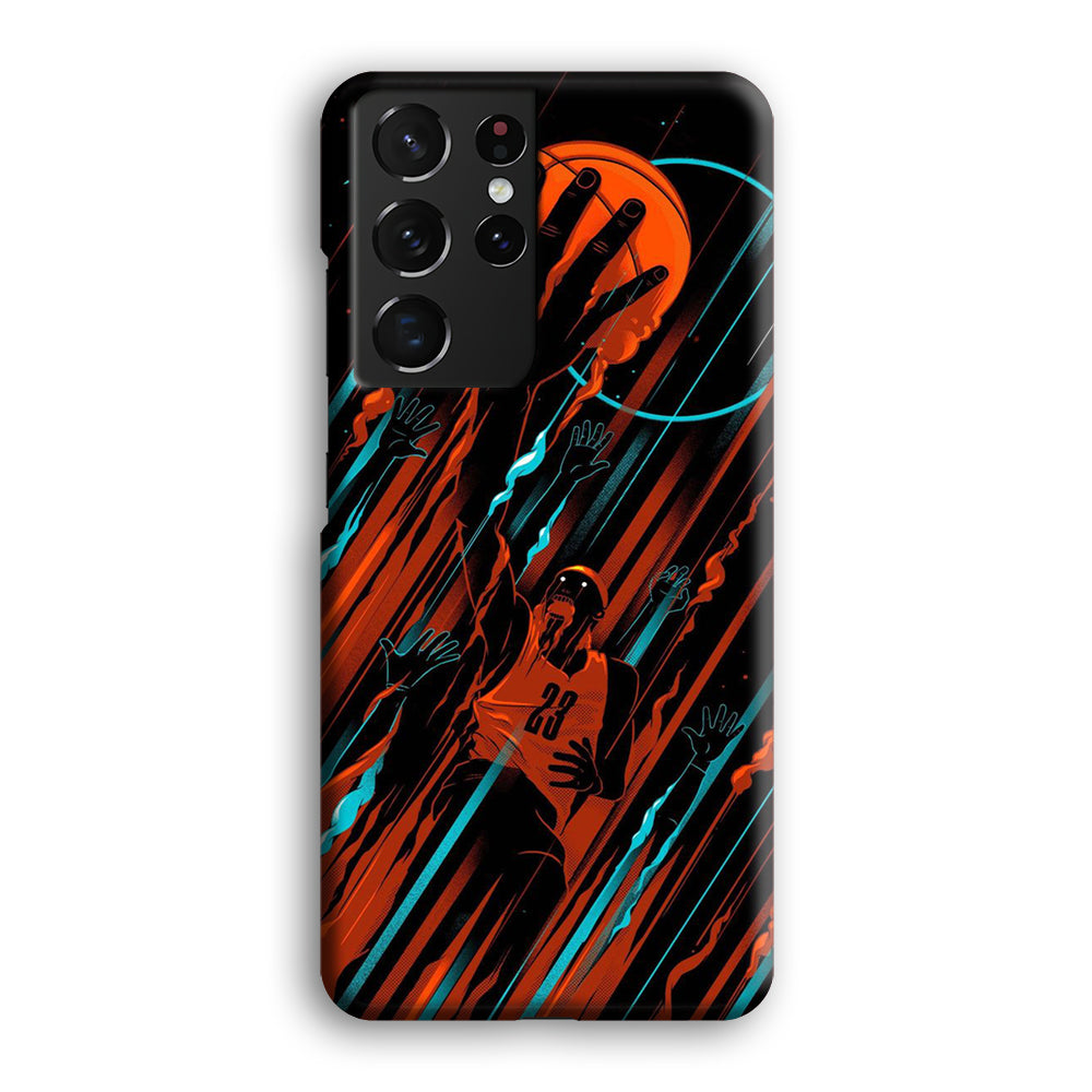 Basketball Art 003 Samsung Galaxy S21 Ultra Case-Phone Case-3D Case-Altracase