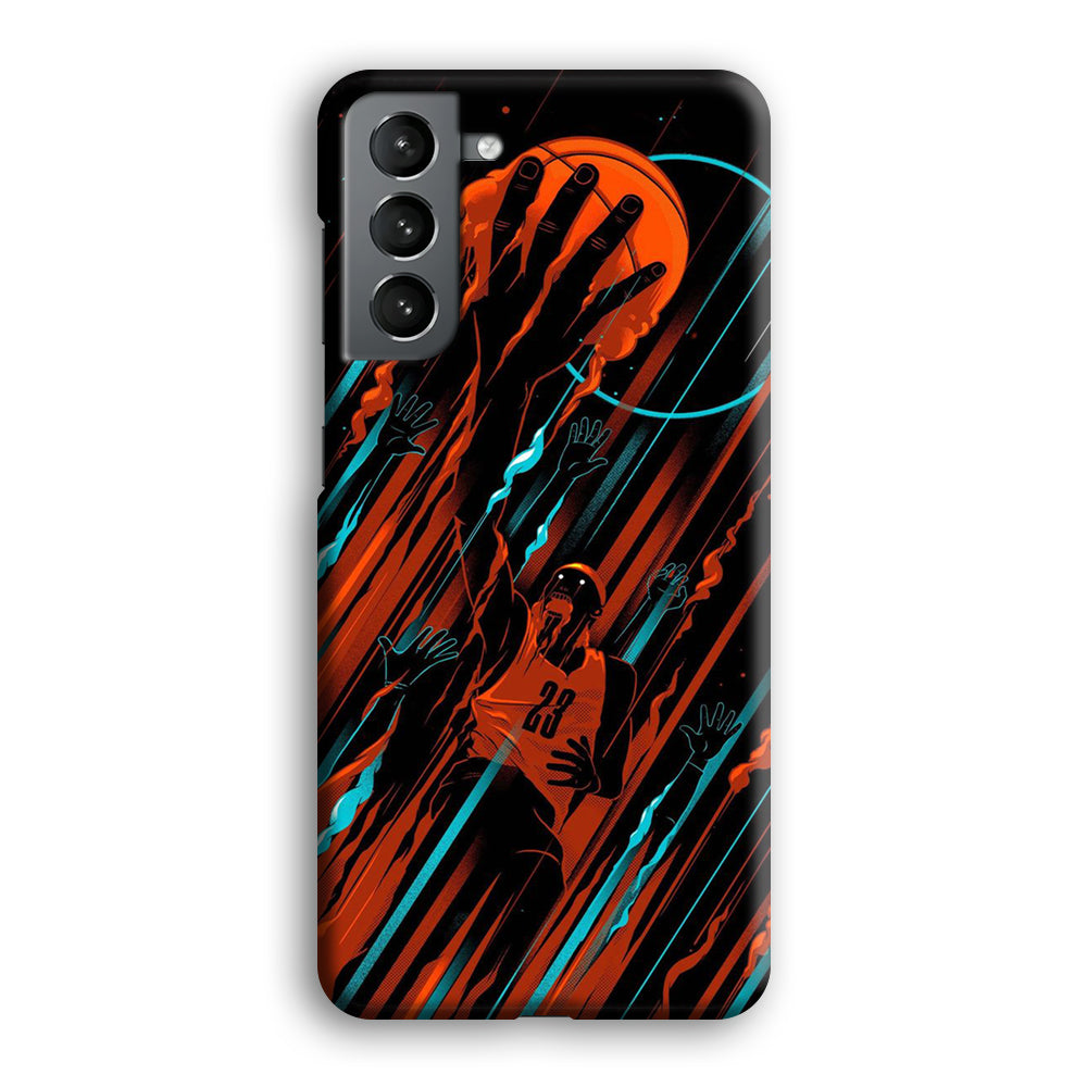 Basketball Art 003 Samsung Galaxy S24 Case-Phone Case-3D Case-Altracase