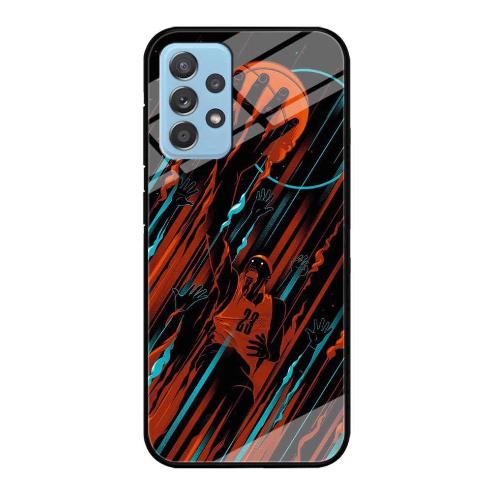 Basketball Art 003 Samsung Galaxy A52 Case-Phone Case-Tempered Glass Case-Altracase