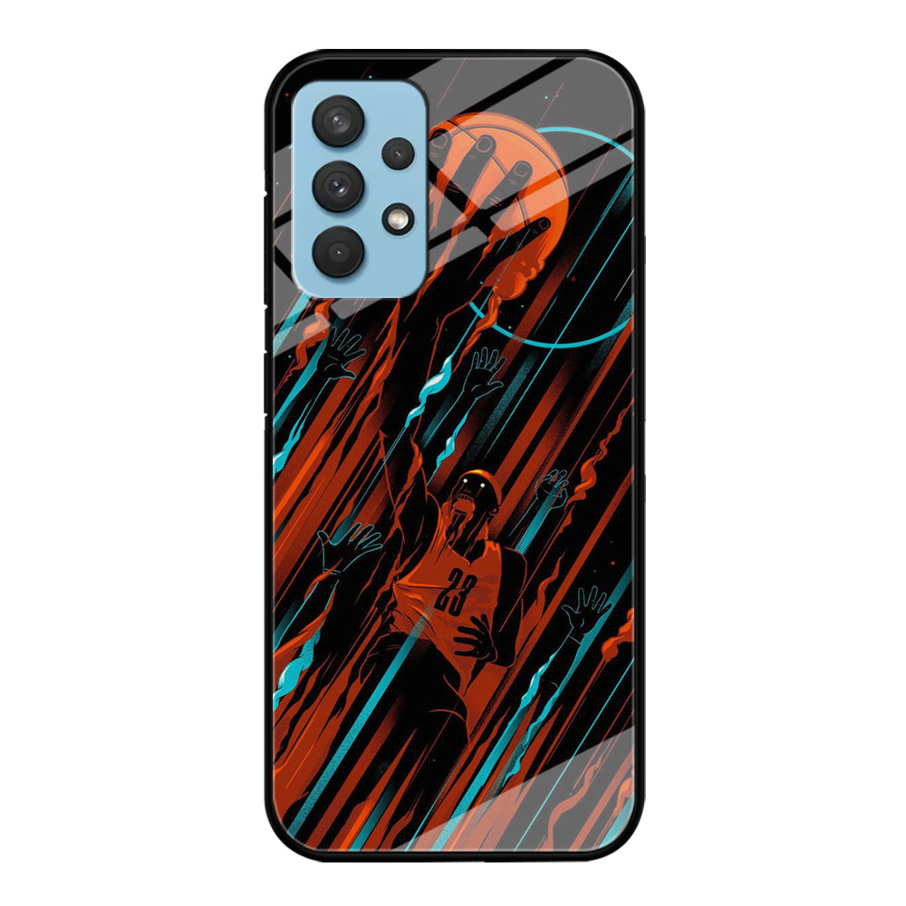 Basketball Art 003 Samsung Galaxy A32 Case-Phone Case-Tempered Glass Case-Altracase