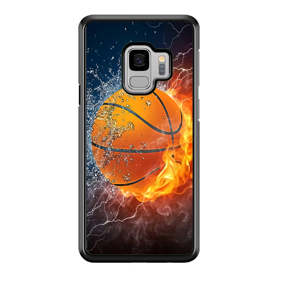 Basketball Ball Cool Art Samsung Galaxy S9 Case-Phone Case-Tempered Glass Case-Altracase